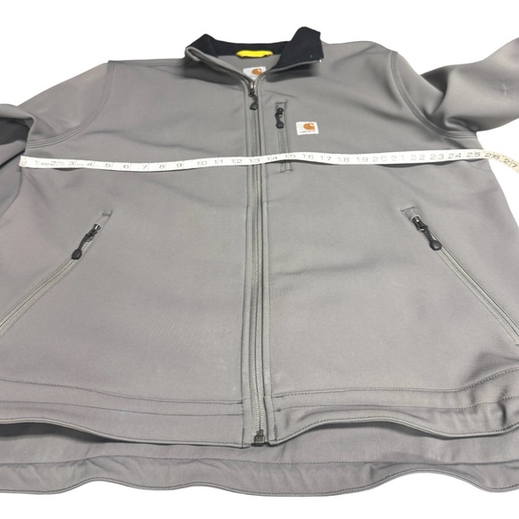 Carhartt Crowley Gray Softshell Jacket Size XL - Picture 4 of 9